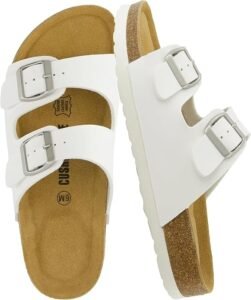 CUSHIONAIRE Lane Cork Footbed Sandals for Women