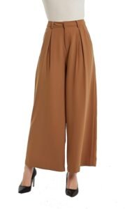 Tronjori Women's Linen Wide Leg Pants